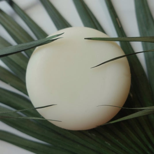 plastic free solid lotion bar